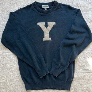 Yale Y Knit Sweater - Navy, Size Small